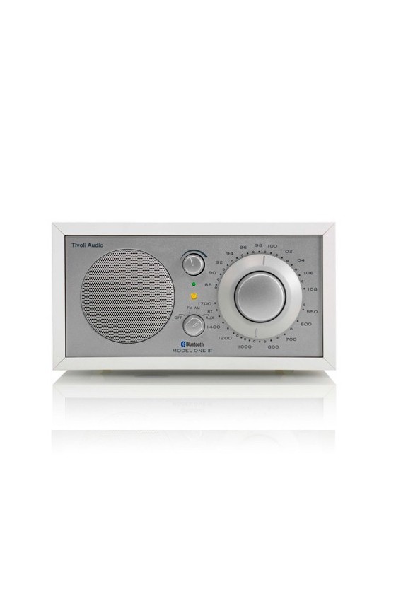 Rádio de mesa FM/AM c/ Bluetooth Tivoli Audio MODEL ONE BT branco/cinza