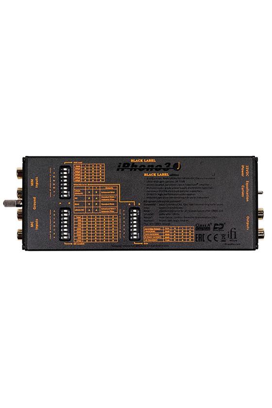 iFi micro iPHONO3 Black Label, Amplificador de Gira-discos