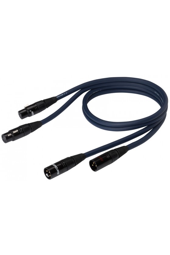 Cabos XLR (par) - Real Cable XLR128 - 1m