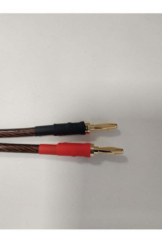 Cabo de Coluna TDC500F Real Cable de 5 mm2 com Bananas (par)